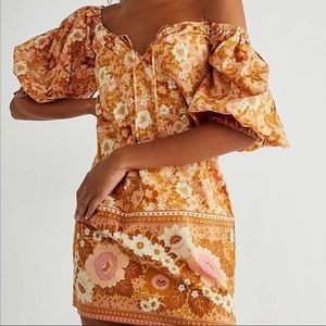 NWOT SPELL Anne tunic dress peach 💜